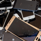 A pile of phones to be recycled. Vodafone announced a new e-recycling partnership Tuesday.